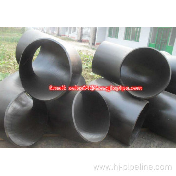 black steel welded elbow bevel end